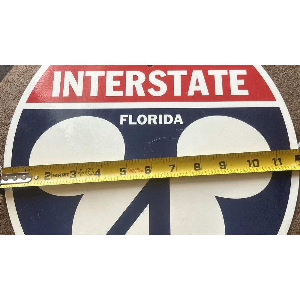 Interstate 4 Florida Disney i4 Wall Decor Art 12